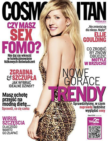 Ellie Goulding for Cosmopolitan Poland September 2014