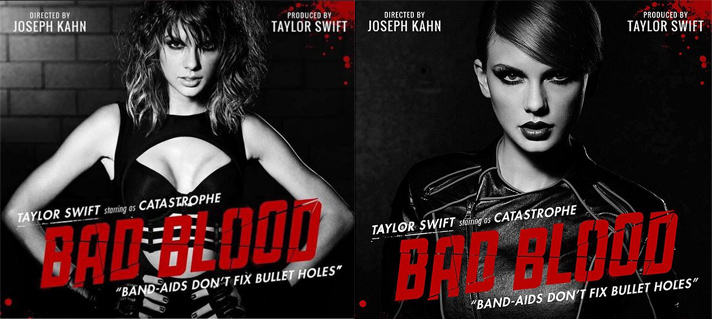 Taylor Swift Bad Blood music video poster