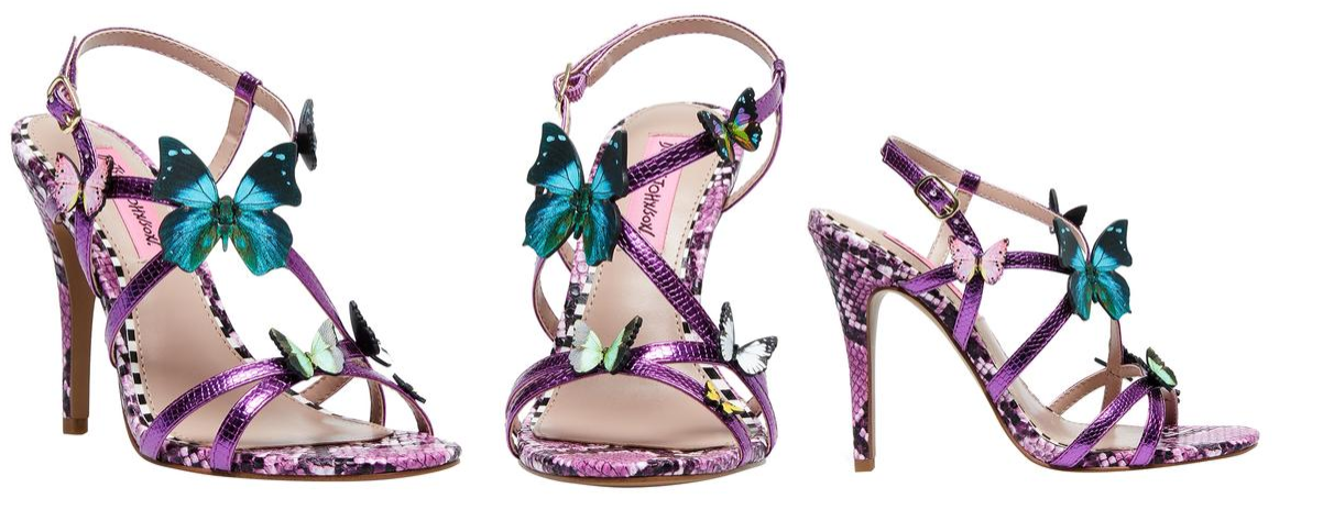 betsey johnson butterfly heels